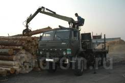 КамАЗ 4310. Лесовоз с гидроманипулятором Longlift 95, площадка 6м , 10 000 куб. см.