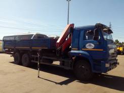КамАЗ 65115-N3. КМУ РК 15500 на шасси Камаз 65117-N3 б/у, 14 000 кг.