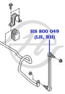 Стойка стабилизатора. Nissan: Wingroad, NV200, Latio, Cube Cubic, Tiida, Almera, Sunny, Grand Livina, Bluebird Sylphy, Cube, Micra, Sylphy, Tiida Lati...