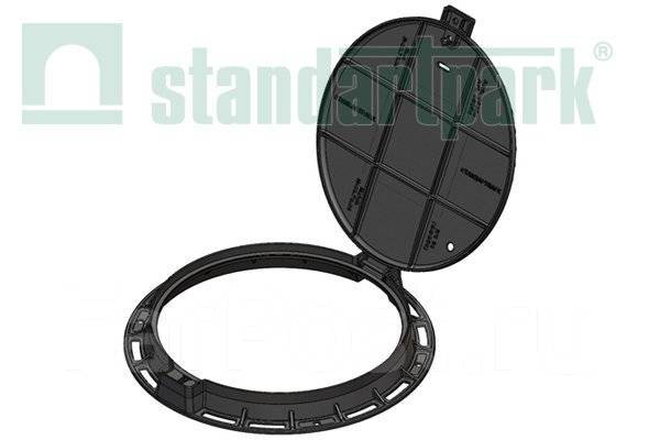 Люк канализационный с запорным устройством тип Л А15 (1,5 тн) ВЧ ...