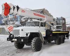 Челябинец КС-55732. Автомобильные краны КС-55732 Челябинец, 25 000 кг.
