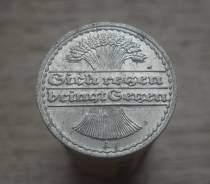 50 пфеннигов 1922 год, А, Веймарская республика, состояние