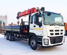 Isuzu Giga. Манипулятор Isuzu GIGA С КМУ Horyong HRS 206, 15 681 куб. см., 6x4. Под заказ
