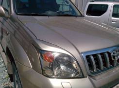 Накладка на фару. Toyota Land Cruiser Prado, GRJ120, GRJ120W, KDJ120, KDJ120W, KZJ120, LJ120, RZJ120, RZJ120W, TRJ120, TRJ120W, VZJ120, VZJ120W