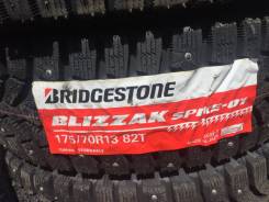 Bridgestone Blizzak Spike-01. Зимние, шипованные, 2018 год, без износа, 4 шт