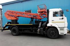 КамАЗ ПСС-131.18Э. Автогидроподъемник ПСС-131.18Э НА Шасси 43253, 5 000 куб. см., 18 м.