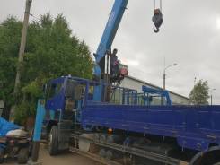 Daewoo Novus. Продам кран-борт , 11 000 куб. см., 15 000 кг., 25 м.