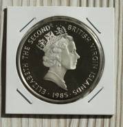 Британские Виргинские острова 20 Долларов 1985 Серебро