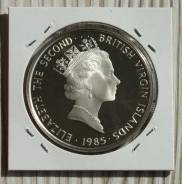 Британские Виргинские острова 20 Долларов 1985 Серебро
