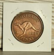 Австралия 1 пенни 1939 год.