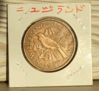 Новая Зеландия 1 пенни 1958 год.