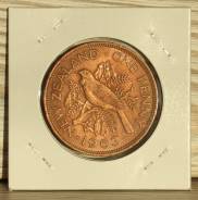 Новая Зеландия 1 пенни 1963 год