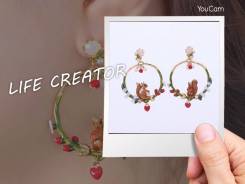 Серьги.
