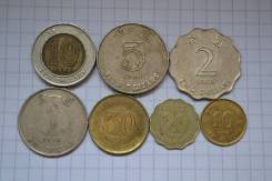 Гон Конг 10 5 2 1 доллар 50 20 10 центов В лоте 7 монет Обмен