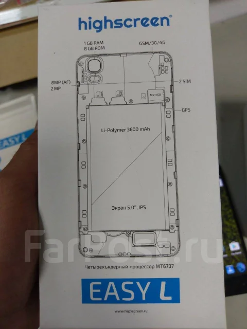 Highscreen Easy L. �/�, ������, 4G LTE ����
