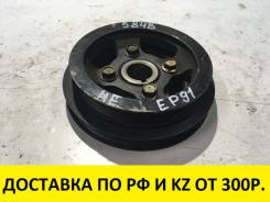Шкив коленвала. Toyota: Carina, Corsa, Sprinter, Corona, Caldina, Corolla II, Paseo, Corolla, Tercel, Cynos, Raum, Starlet Двигатели: 3E, 2E, 3EE, 3ET...