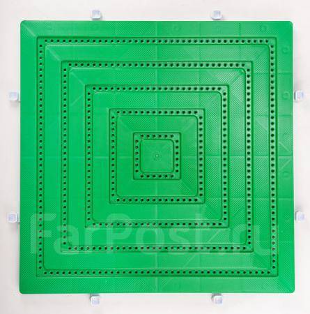 Пластиковое напольное покрытие "Экопласт" 500х500 мм т 20 мм 0,25 кв. м ...