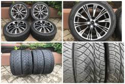 305/40R22 nitto nt420 - 95% - 2016 г. - с литьем black diamond bd10. 9.0x22" 5x150.00 ET50 ЦО 110,0 мм.