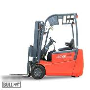 Bull. Вилочный погрузчик BULL FB15S (трехопорный, электиричский), 1 500 кг., Электрический