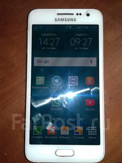 Samsung Galaxy A3 2015. �/�, �����, 3G, 4G LTE, Dual-SIM ����