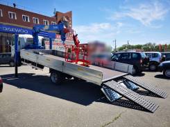 JAC N75. 4в1 кран манипулятор (КМУ) Tadano на новом Isuzu Elf 75 самогруз, 3 800 куб. см., 4 000 кг.