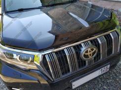 Дефлектор капота. Toyota Land Cruiser Prado, GDJ150, GDJ150L, GDJ150W, GDJ151W, GRJ150, GRJ150L, GRJ150W, KDJ150, KDJ150L, LJ150, TRJ150, TRJ150L, TRJ...