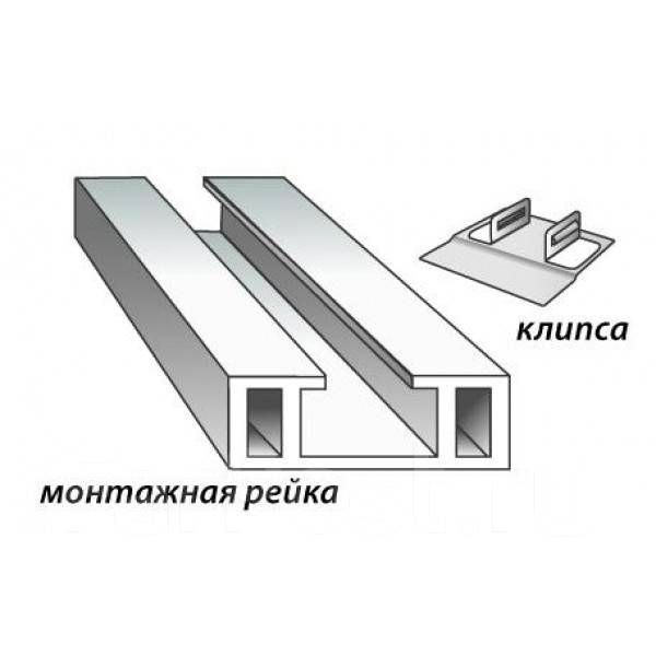 Монтаж с металлическим каркасом