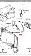 Трубка кондиционера. Lexus ES350, ACV40 Toyota Camry, ACV40, ACV45 Двигатель 2AZFE