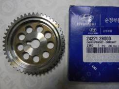 Звездочка цепи распредвала Hyundai / Kia (Mobis) 242212B000 Hyundai / Kia (Mobis): 242212B000 Hyundai Elantra (Fd). Hyundai Elantra Gt (Gd). Hyundai