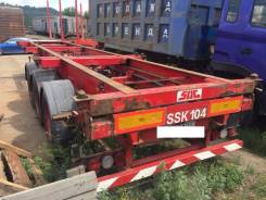 Krone SDC27. Продаю б/у контейнеровоз SDC, 39 000 кг.