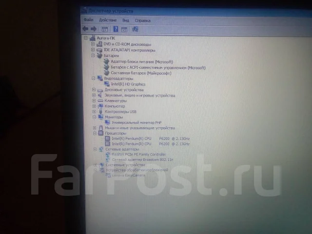 Lenovo G560. 15.5", 2 130����, ��� 2048 ��, ���� 250���, WiFi: 1, Bluetooth: 1, ����������� �� 1��. ����