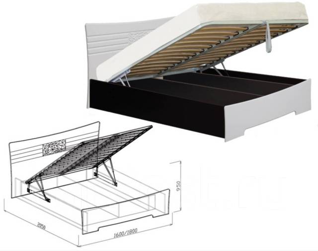 Как собрать кровать лазурит с подъемным механизмом