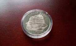 Острова Гилберта. Огромный 1 доллар 2018 г. Парусник Nipoon Maru. Экзо