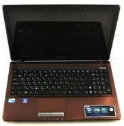 Asus K53E. 15.6", 2,3����, ��� 4 ��, ���� 320���, WiFi: 1, Bluetooth: 1 ����