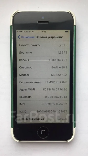 Apple iPhone 5c. �/�, �����, 4G LTE ����