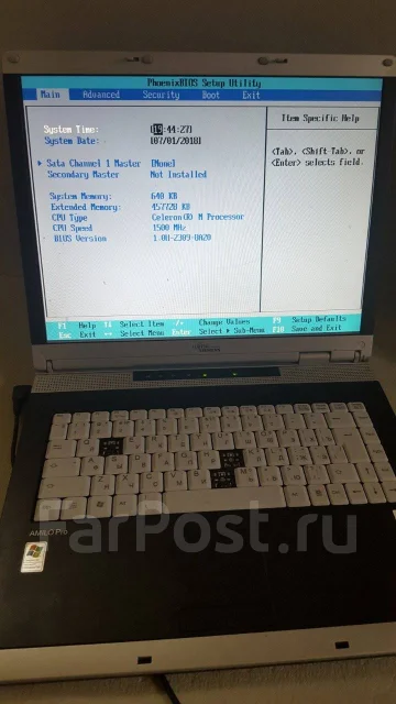 Fujitsu Amilo Pro V3515. 15.4", ��� 1536 ��, WiFi: 1 ����