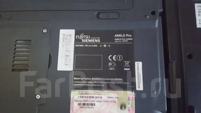 Fujitsu Amilo Pro V3515. 15.4", ��� 1536 ��, WiFi: 1 ����