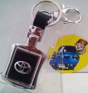 Брелок арт 108 кожа+хром TOYOTA*