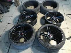 Колеса Vossen r19 5-114.3 8.5 9.5 с резиной 235 245. 8.5/9.5x5" 5x114.30 ET45/38