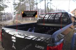 Накладки передний борт боковые и задний Mitsubishi L200 2015 Митсубиси. Mitsubishi L200, KK/KL Двигатель 4N15