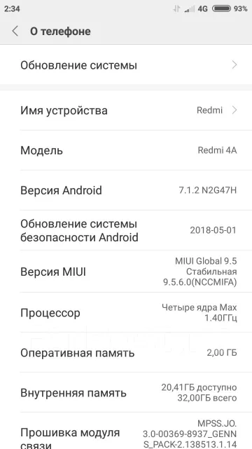 Xiaomi Redmi 4. �/�, �����, 3G, 4G LTE, Dual-SIM ����
