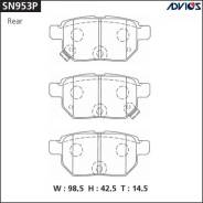 Колодки тормозные дисковые. Toyota: Yaris, ist, Auris, Blade, Corolla Axio, Scion, Corolla, Verso, Corolla Rumion Двигатели: 2ZRFE, 1NDTV, 1NRFE, 1NZF...