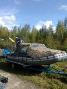 Адмирал. длина 4,80 м., двигатель стационарный, 130,00 л.с., бензин