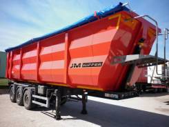 JM Kipper. Полуприцеп самосвальный стальной 50 м3 (ломовоз), 31 300 кг.
