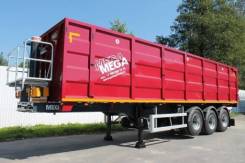MEGA. Полуприцеп самосвальный стальной Mega с клапан-воротами 40 м3, 32 090 кг.