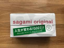 Презервативы Sagami 0,02mm. Полиуретановые ультратонкие 12шт