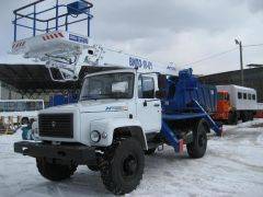 Випо-18. Автогидроподъемник ВИПО-18-01 на шасси ГАЗ-33088 (4х4), 3 000 куб. см., 18 м.