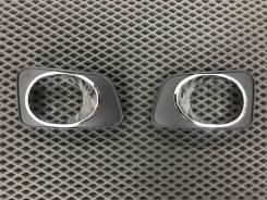 Накладка на фару. Toyota Corolla Axio, NZE141, NZE144, ZRE142, ZRE144 Toyota Corolla Fielder, NZE141G, NZE144G, ZRE142G, ZRE144G Двигатели: 1NZFE, 2ZR...
