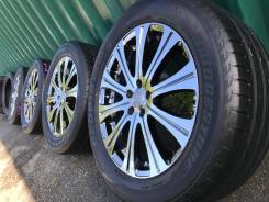 Японские хром-диски Beo R17 5*100+лето Bridgestone 225/55/17. 7.0x17" 5x100.00 ET49 ЦО 73,0 мм.