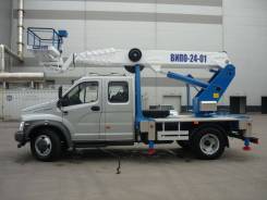Випо-24. Автогидроподъемник ВИПО-24-01 на шасси ГАЗ-С42R33 NEXT (4х2)(5м. каб), 24,00 м.